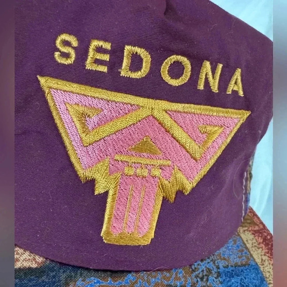 Vintage 90’s Sedona Arizona Snap back Hat Sport America Made in USA Adjustable - Picture 3 of 11